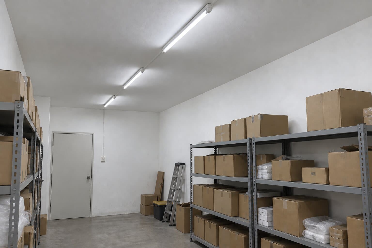 LED T8 tube shown in a room, illustration