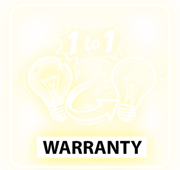 Exclusive 1-to-1 Warranty