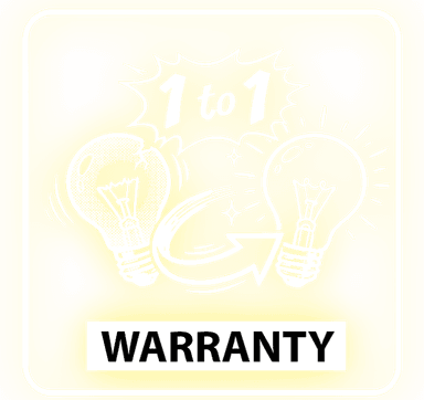 Exclusive 1-to-1 Warranty