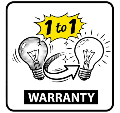 Exclusive 1-to-1 Warranty