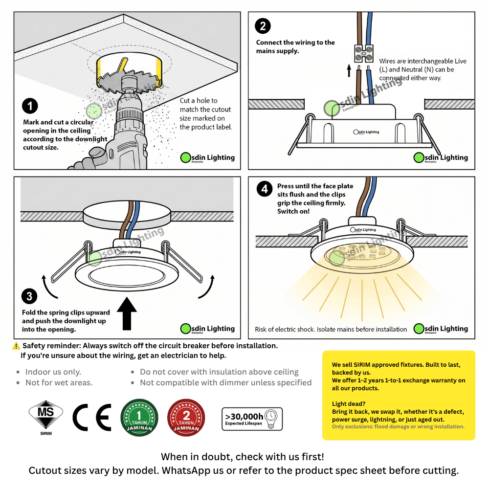 LED Downlight Square, thumb 3